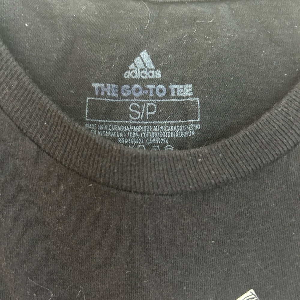 Black Adidas Cotton Shirt Size-Small